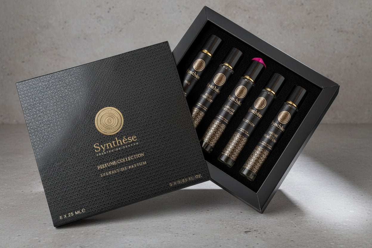 Set of 5 Gold Niche Series - Synthese Atelier de Parfum