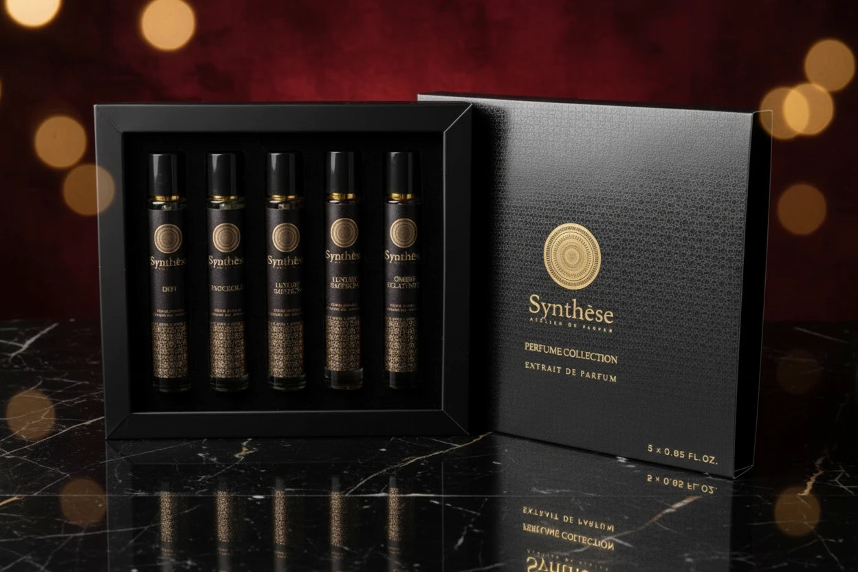 Set of 5 Gold Niche Series - Synthese Atelier de Parfum