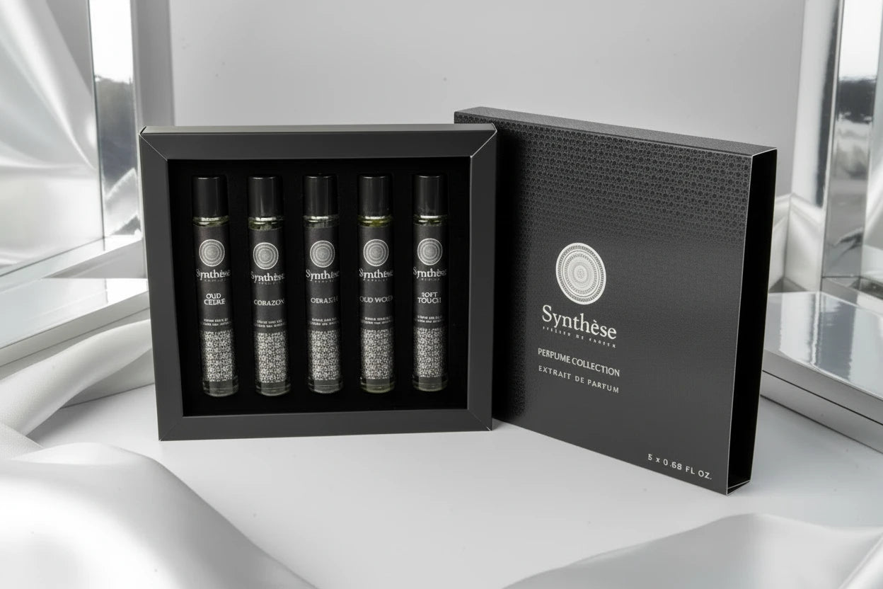Set of 5 Silver Niche Series - Synthese Atelier de Parfum
