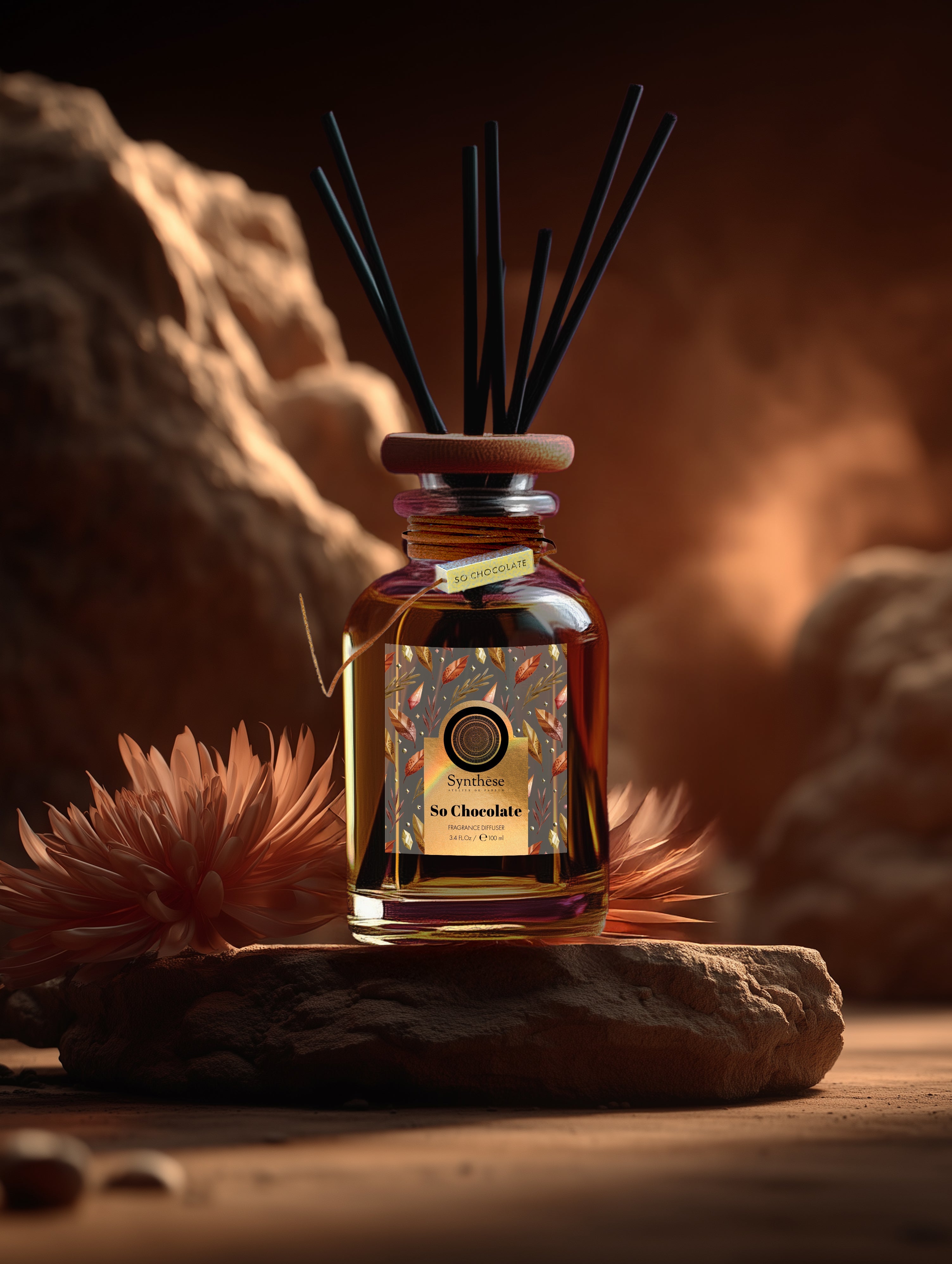 So Chocolate Reed Diffuser - Synthese Atelier de Parfum