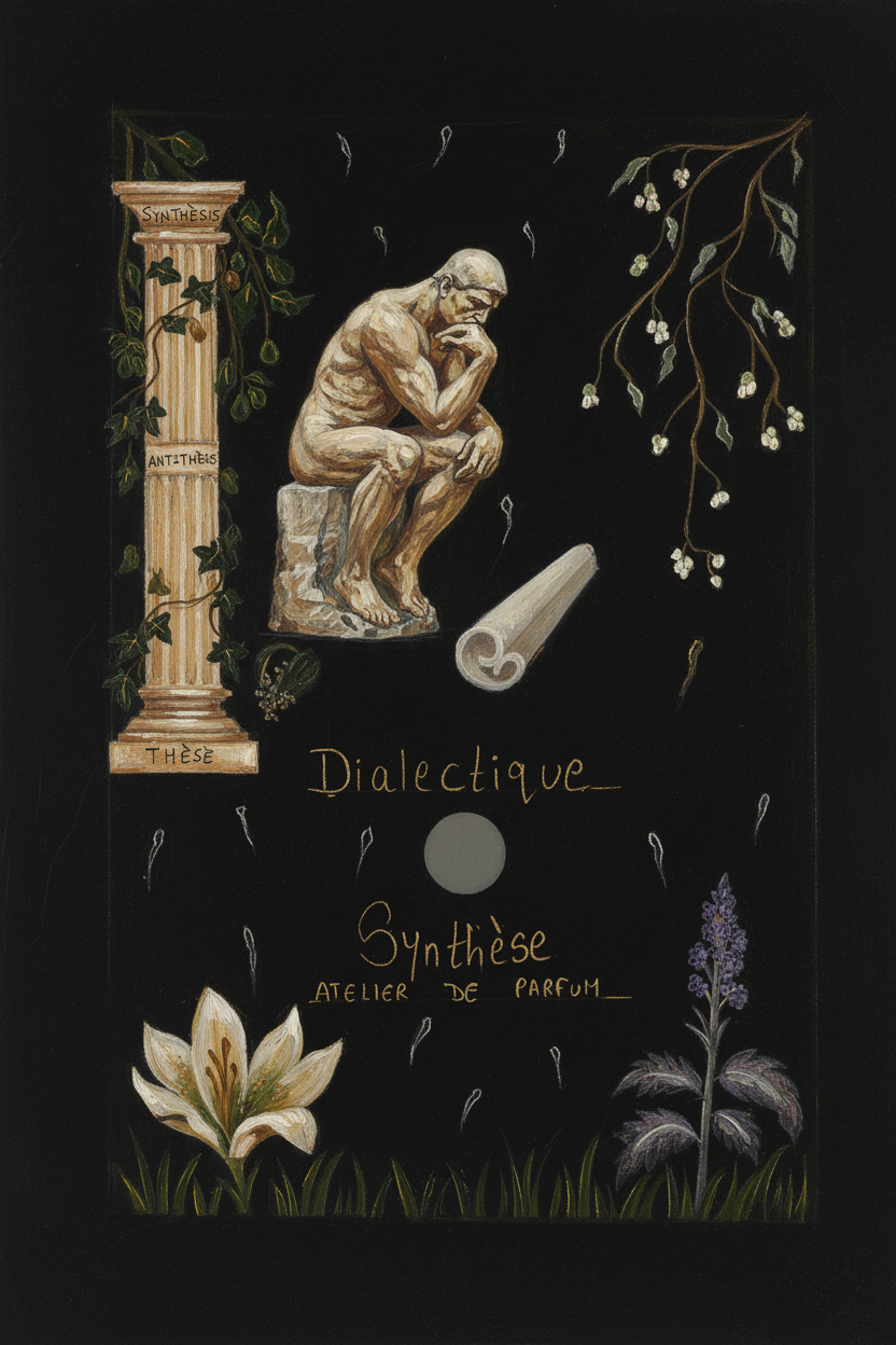 Dialectique Siyah Zemin Yağlı Boya