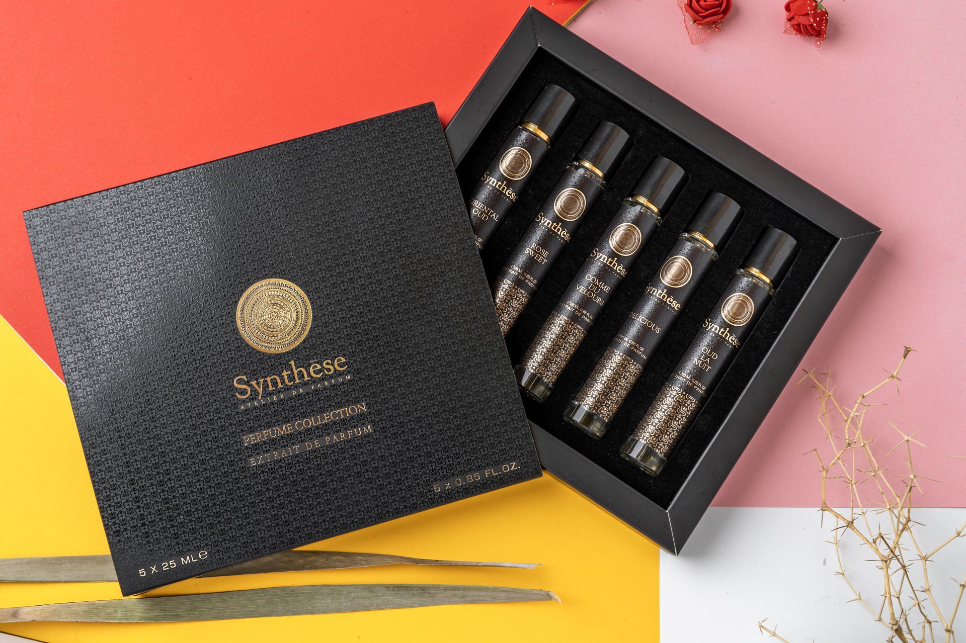 Set of 5 Gold Selective Series - Synthese Atelier de Parfum